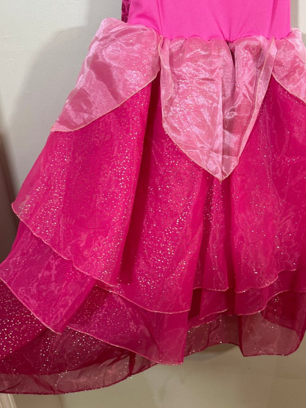 Disney Store Princess Aurora Sleeping Beauty Halloween Costume Dress Girl 9/10 - Picture 10 of 16
